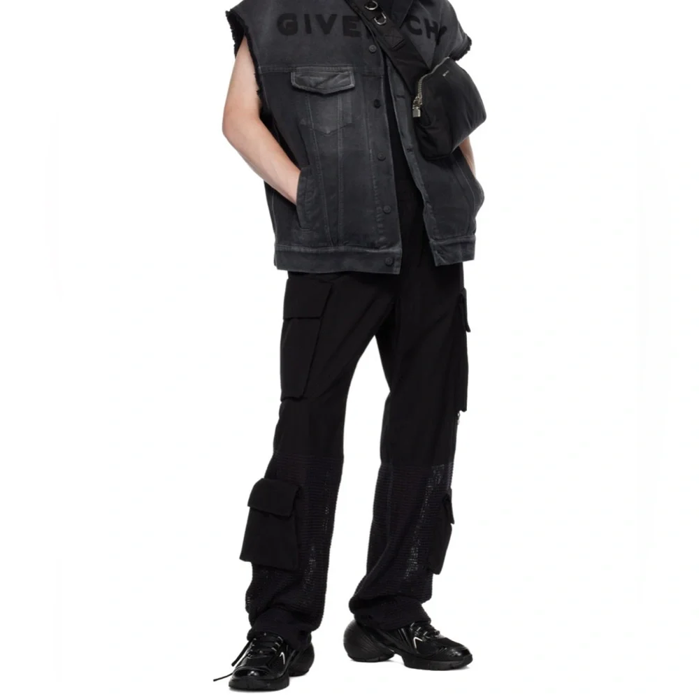 NWT Givenchy Mesh Panel Cargo Pants